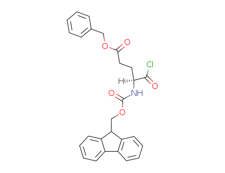 Pentanoic acid,5-chloro-4-[[(9H-fluoren-9-ylmethoxy)carbonyl]amino]-5-oxo-, phenylmethylester, (4S)- (9CI)
