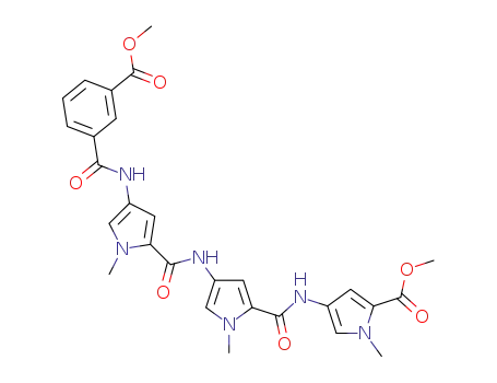 methyl 4-(4-{4-[3-(methoxycarbonyl)benzamido]-1-methyl-1H-pyrrole-2-carboxamido}-1-methyl-1H-pyrrole-2-carboxamido)-1-methyl-1H-pyrrole-2-carboxylate