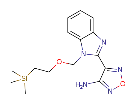 4-[1-(2-trimethylsilanyl-ethoxymethyl)-1H-benzoimidazol-2-yl]furazan-3-ylamine