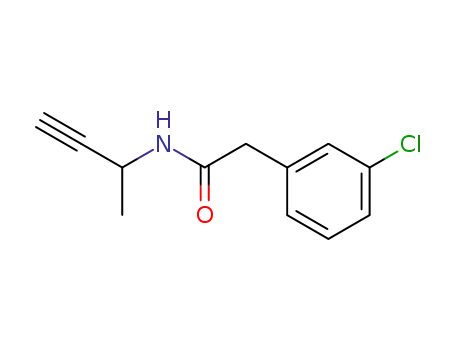 2-(3-Chloro-phenyl)-N-(1-methyl-prop-2-ynyl)-acetamide