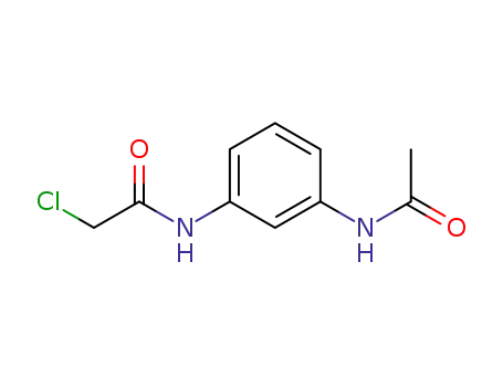 Molecular Structure of 88342-13-6 (N-[3-(ACETYLAMINO)PHENYL]-2-CHLOROACETAMIDE)
