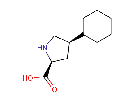 Molecular Structure of 785001-74-3 (L-PROLINE,4-CYCLOHEXYL-,CIS-)