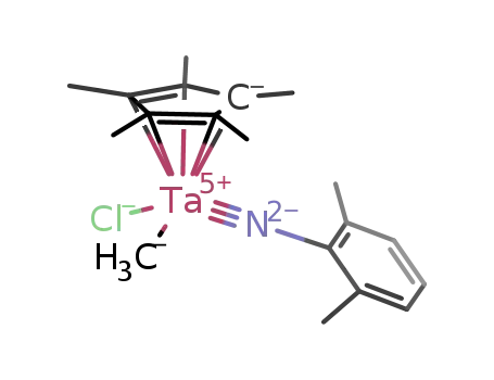 (η(5)-pentamethylcyclopentadienyl)TaCl(Me)(NC6H3Me2-2,6)