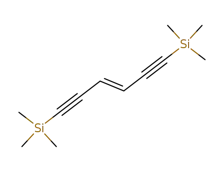 Molecular Structure of 92787-96-7 (Silane, (3E)-3-hexene-1,5-diyne-1,6-diylbis[trimethyl-)