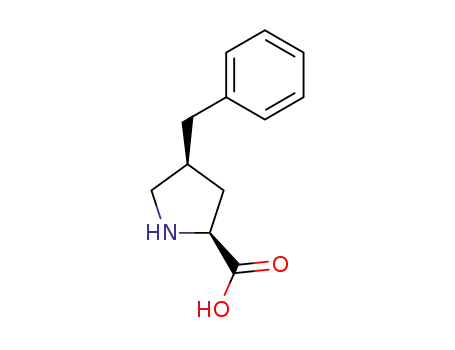 Molecular Structure of 82087-73-8 ((2S,4S)-4-BENZYL-PYRROLIDINE-2-CARBOXYLIC ACID)