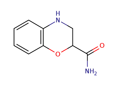 Molecular Structure of 13582-93-9 (3,4-dihydro-2h-4-benzoxazine-2-carboxamide)