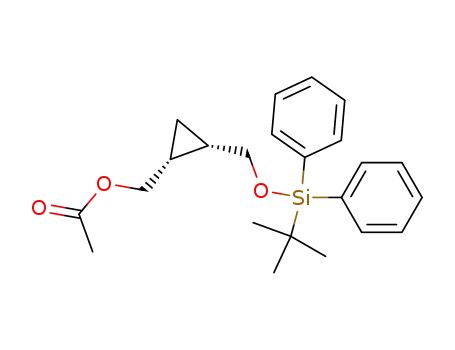 (1R,2S)-1-acetoxymethyl-2-tert-butyldiphenylsilyloxymethylcyclopropane