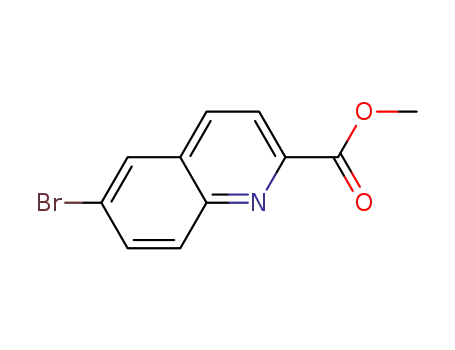 Molecular Structure of 623583-88-0 (METHYL 6-BROMOQUINOLINE-2-CARBOXYLATE)