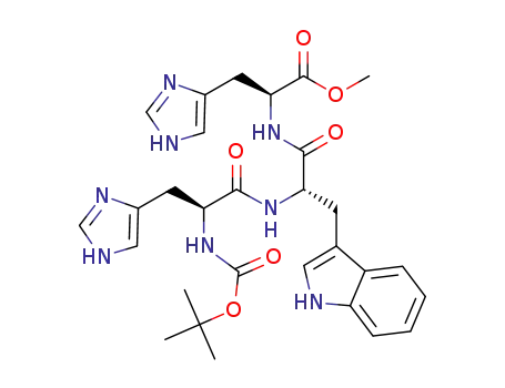 Boc-His-Trp-His-OMe