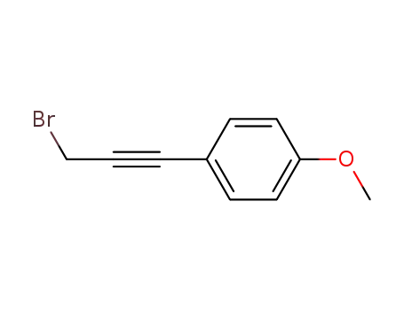 Molecular Structure of 173019-85-7 (3-bromo-1-(4-methoxyphenyl)propyne)