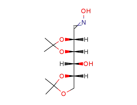Molecular Structure of 420846-29-3 (2,3:5,6-bis-O-(1-Methylethylidene)-L-gulose oxime)