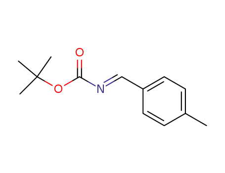 Molecular Structure of 743430-45-7 (Carbamic acid, [(4-methylphenyl)methylene]-, 1,1-dimethylethyl ester, [N(E)]-)