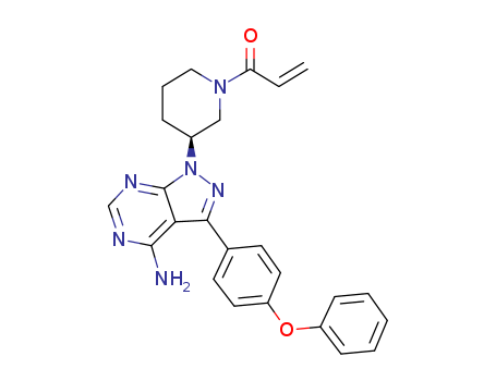 (S)-1-(3-(4-amino-3-(4-phenoxyphenyl)-1H-pyrazolo[3,4-d]pyrimidin-1-yl)piperidin-1-yl)prop-2-en-1-one
