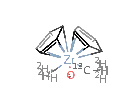 bis(cyclopentadienyl)zirconium(CD<sub>3</sub>)O<sup>(13)</sup>COCD<sub>3</sub>