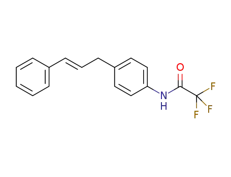 (E)-N-(4-cinnamylphenyl)-2,2,2-trifluoroacetamide