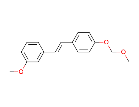 Benzene, 1-methoxy-3-[(1E)-2-[4-(methoxymethoxy)phenyl]ethenyl]-