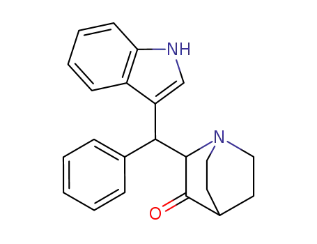 4-<(3'-Indolyl)benzyl>-3-hydroxyquinuclidine
