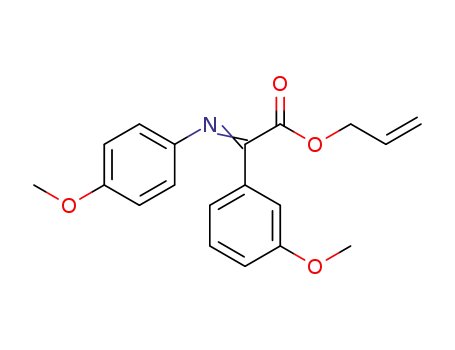 allyl 2-(4-methoxyphenylimino)-2-(3-methoxyphenyl)acetate