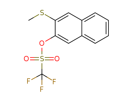 3-(methylthio)naphthalen-2-
yltrifluoromethanesulfonate