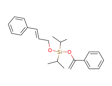 Silane,
bis(1-methylethyl)[(1-phenylethenyl)oxy][[(2E)-3-phenyl-2-propenyl]oxy]-