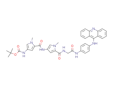 4-(9-acridinylamino)-N-<4-<<<4-<<(tert-butyloxy)carbonyl>amino>-1-methyl-pyrrol-2-yl>carbonyl>amino>-1-methyl-pyrrol-2-carbonyl>glycylaniline