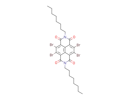 Molecular Structure of 954374-43-7 (4,5,9,10-TetrabroMo-2,7-dioctylbenzo[lMn][3,8]phenanthroline-1,3,6,8-tetraone)