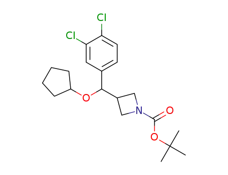 tertiary butyl 3-((cyclopentyloxy)(3,4-dichlorophenyl)methyl)azetidine-1-carboxylate