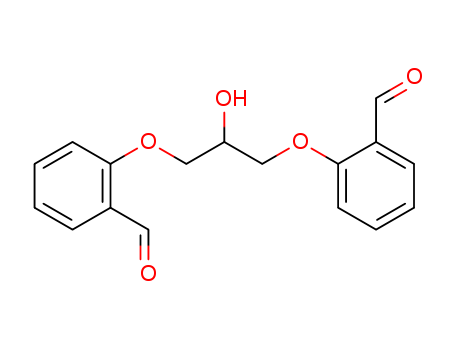 Benzaldehyde, 2,2'-[(2-hydroxy-1,3-propanediyl)bis(oxy)]bis-