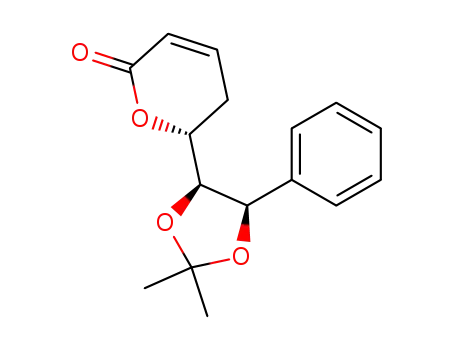 2H-Pyran-2-one,
6-[(4S,5R)-2,2-dimethyl-5-phenyl-1,3-dioxolan-4-yl]-5,6-dihydro-, (6R)-