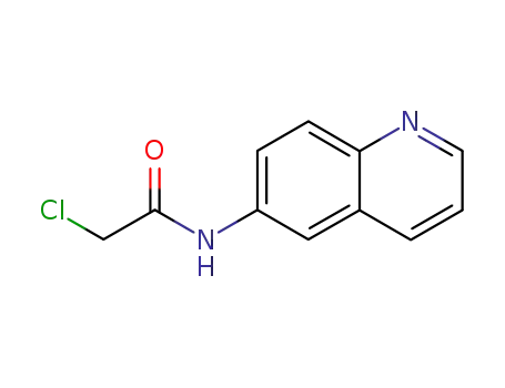 Molecular Structure of 122097-66-9 (2-CHLORO-N-QUINOLIN-6-YL-ACETAMIDE)