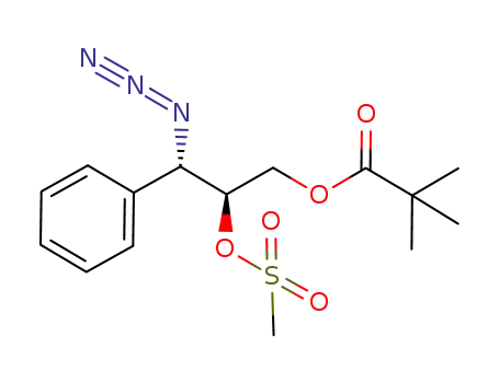 (2S,3S)-3-azido-2-((methylsulfonyl)oxy)-3-phenylpropyl pivalate