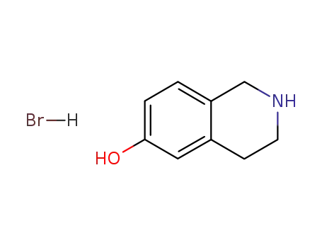 Molecular Structure of 59839-23-5 (1,2,3,4-TETRAHYDRO-ISOQUINOLIN-6-OL HBR)