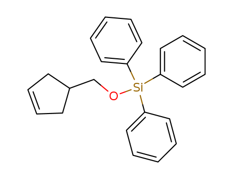 Silane, (3-cyclopenten-1-ylmethoxy)triphenyl-
