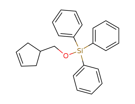 Silane, (3-cyclopenten-1-ylmethoxy)triphenyl-