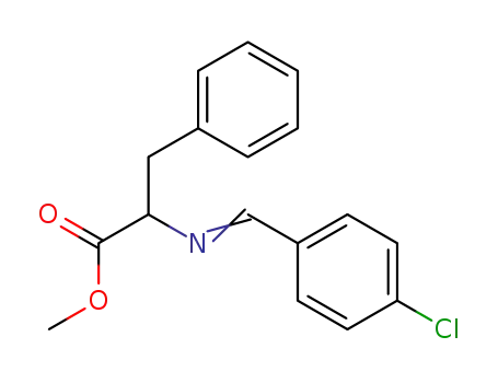 Phenylalanine, N-[(4-chlorophenyl)methylene]-, methyl ester