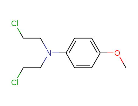 Benzenamine,N,N-bis(2-chloroethyl)-4-methoxy- cas  1448-52-8