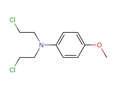 p-ANISIDINE, N,N-BIS(2-CHLOROETHYL)-