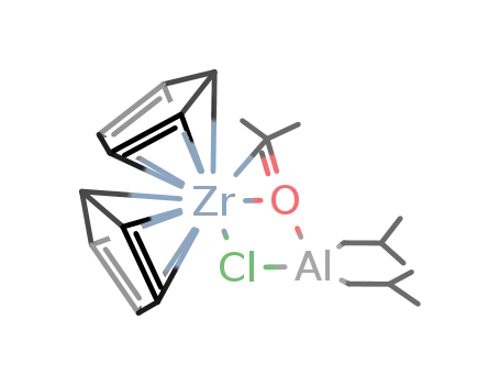bis(cyclopentadienyl)zirconium(μ-η2-OCMe2)(μ-chloro)Al(i-Bu)2