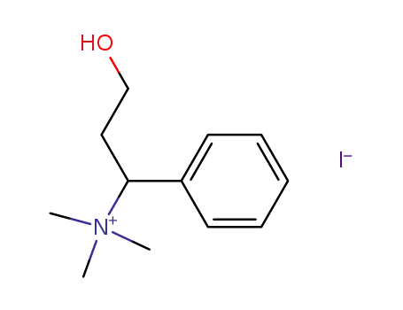 (3-hydroxy-1-phenyl-propyl)-trimethyl-ammonium; iodide