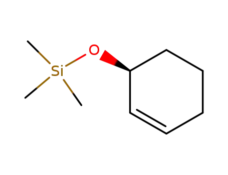 Molecular Structure of 92735-08-5 (Silane, (2-cyclohexen-1-yloxy)trimethyl-, (S)-)