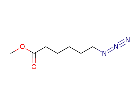 Molecular Structure of 110544-77-9 (Hexanoic acid, 6-azido-, methyl ester)