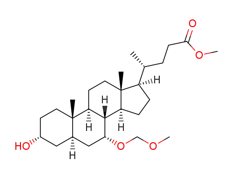 methyl (3α,5α,7α)-3-hydroxy-7-methoxymethyloxy-cholan-24-oate