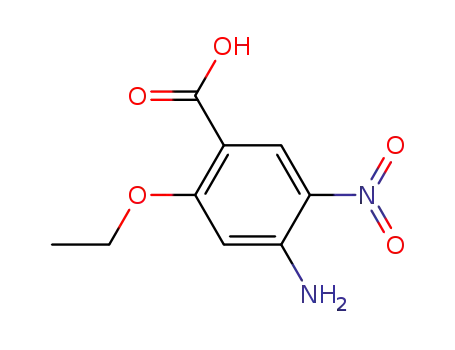 Molecular Structure of 86718-18-5 (4-AMINO-2-ETHOXY-5-NITRO-BENZOIC ACID)