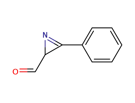 Molecular Structure of 42970-55-8 (3-Phenyl-2H-azirine-2-carboxaldehyd)