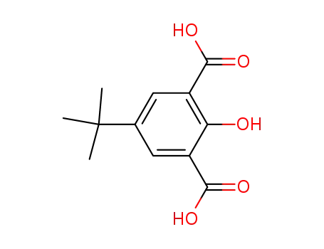 Molecular Structure of 157436-33-4 (5-(TERT-BUTYL)-2-HYDROXYISOPHTHALIC ACID)