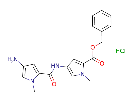 benzyl 4-(4-amino-1-methyl-1H-pyrrole-2-carboxamido)-1-methyl-1H-pyrrole-2-carboxylate hydrochloride