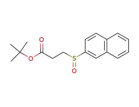 tert-Butyl 3-(naphthalene-2-sulfinyl)propanoate