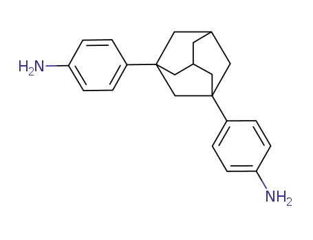 Molecular Structure of 58788-79-7 (1,3-Bis(4-aminophenyl)adamantane)