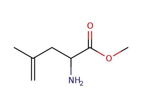 Molecular Structure of 103550-87-4 (Methyl 2-amino-4-methylpent-4-enoate)