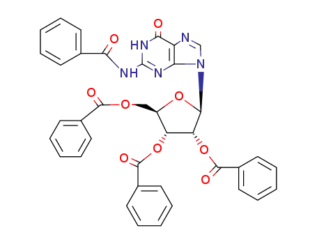 Guanosine, N-benzoyl-, 2',3',5'-tribenzoate